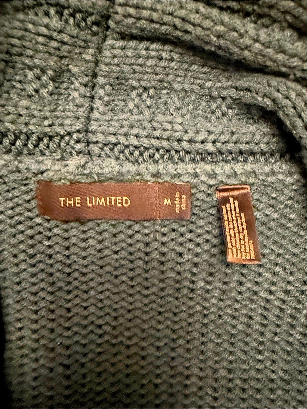 The Limited Knit Cardigan in Forest Green Size Medium - Picture 3 of 3